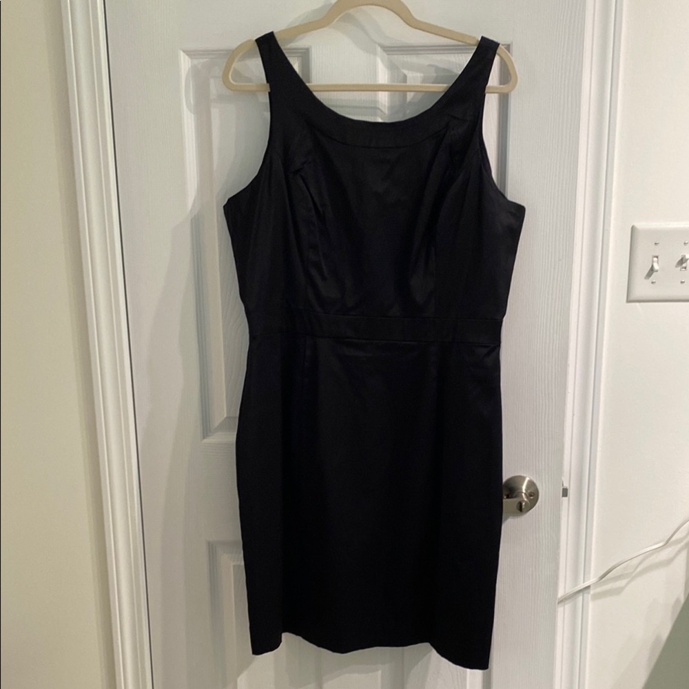 Banana Republic Factory Semi Formal Black Sleeveless Dress, sz 14 BNWT